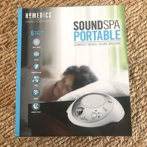 Homedics Sound Spa Portable Compact Travel Sound Machine NIB